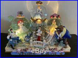 Disney Princess Parade Musical Light Up Snow Globe (Ariel, Cinderella, Belle)