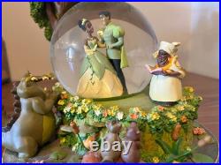 Disney Princess & The Frog Wedding Light Up Snow Globe