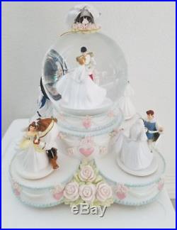 Disney Princess Wedding Cake Musical Snowglobe Water Snow Globe So This Is Love