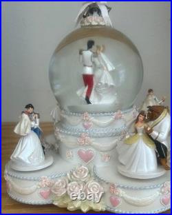 Disney Princess Wedding Snow Globe Sankyo Music Box So This Is Love