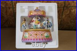 Disney Princesses Carousel Snow Globe Song So This Is Love With Lights & Music