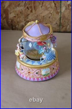 Disney Princesses Carousel Snow Globe Song So This Is Love With Lights & Music