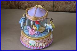 Disney Princesses Carousel Snow Globe Song So This Is Love With Lights & Music
