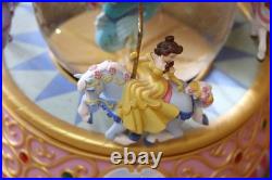 Disney Princesses Carousel Snow Globe Song So This Is Love With Lights & Music