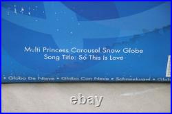 Disney Princesses Carousel Snow Globe Song So This Is Love With Lights & Music
