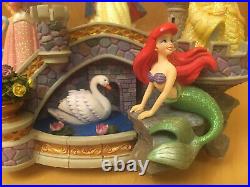 Disney Princesses Once Upon A Dream Musical Snow Globe Belle, Ariel, Aurora