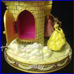 Disney Princesses Staircase HAPPIEST CELEBRATION ON EARTH Musical SnowGlobe-MIB