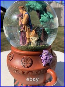 Disney Rare Hercules Musical Snow Globe Go The Distance