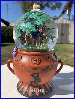 Disney Rare Hercules Musical Snow Globe Go The Distance