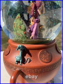 Disney Rare Hercules Musical Snow Globe Go The Distance