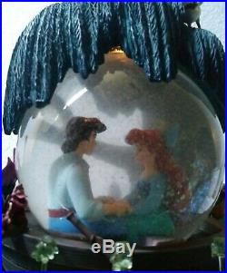 Disney Rare The Little Mermaid Kiss The Girl Snow Globe