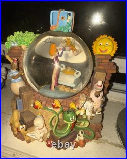 Disney Roger Rabbit & Jessica Rabbit Snow Globe 3D Effect 1997