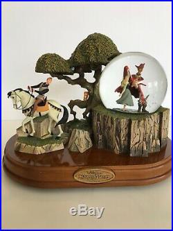 Disney SLEEPING BEAUTY Anniversary SNOWGLOBE AURORA, PRINCE PHILLIP