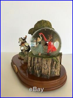 Disney SLEEPING BEAUTY Anniversary SNOWGLOBE AURORA, PRINCE PHILLIP