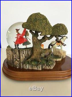 Disney SLEEPING BEAUTY Anniversary SNOWGLOBE AURORA, PRINCE PHILLIP