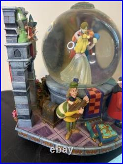 Disney SLEEPING BEAUTY Prince Philip Once Upon A Dream Musical Snow Globe Flaws