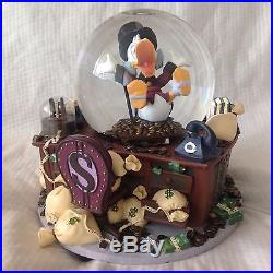 Disney Scrooge McDuck FEELS GOOD TO BE RICH Musical Figurines SnowGlobe-IOB