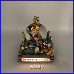 Disney Silver Screen There's No Business Like Show Business Snow Globe RARE