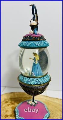 Disney Sleeping Beauty Aurora Hanging Glass Glitter Egg snow globe Disney Sleeping Beauty Aurora Hanging Glass Glitter Egg snow globe