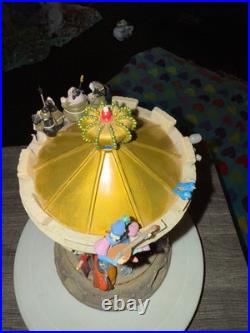 Disney Sleeping Beauty Aurora Hourglass Musical Light-up Snowglobe Rare Disney Sleeping Beauty Aurora Hourglass Musical Light-up Snowglobe Rare