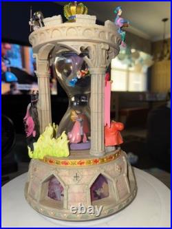 Disney Sleeping Beauty Aurora Hourglass Musical Light-up Snowglobe Rare Disney Sleeping Beauty Aurora Hourglass Musical Light-up Snowglobe Rare
