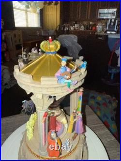 Disney Sleeping Beauty Aurora Hourglass Musical Light-up Snowglobe Rare Disney Sleeping Beauty Aurora Hourglass Musical Light-up Snowglobe Rare
