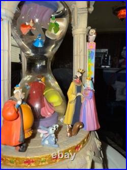 Disney Sleeping Beauty Aurora Hourglass Musical Light-up Snowglobe Rare Disney Sleeping Beauty Aurora Hourglass Musical Light-up Snowglobe Rare