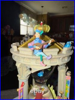 Disney Sleeping Beauty Aurora Hourglass Musical Light-up Snowglobe Rare Disney Sleeping Beauty Aurora Hourglass Musical Light-up Snowglobe Rare