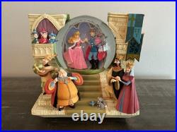 Disney Sleeping Beauty Aurora Once Upon A Dream Double Sided Snow Globe
