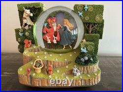 Disney Sleeping Beauty Aurora Once Upon A Dream Double Sided Snow Globe