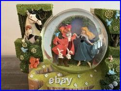 Disney Sleeping Beauty Aurora Once Upon A Dream Double Sided Snow Globe