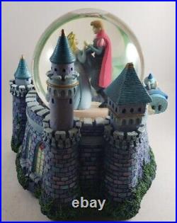Disney Sleeping Beauty Musical Snow Globe Fairy Godmothers Once Upon the Dream