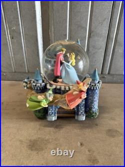 Disney Sleeping Beauty Musical Snow Globe Fairy Godmothers Once Upon the Dream N