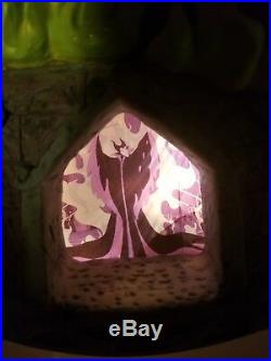 Disney Sleeping Beauty Musical Snowglobe Hourglass Aurora Maleficent Fairies
