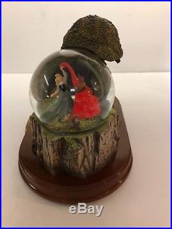 Disney Sleeping Beauty Musical Storybook Snow Globe Once Upon A Dream RARE
