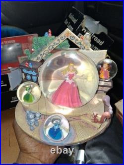 Disney Sleeping Beauty Once Upon A Dream 4-Globe Musical Snowglobe