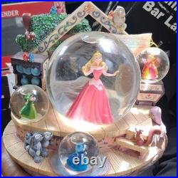 Disney Sleeping Beauty Once Upon A Dream 4-Globe Musical Snowglobe