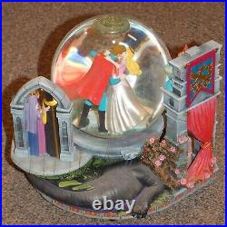 Disney Sleeping Beauty Once Upon The Dream Large Musical Snow Globe