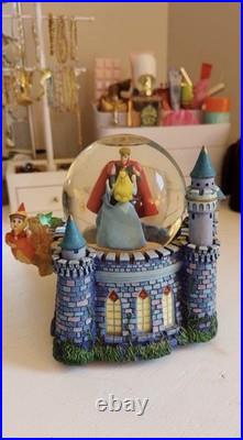 Disney Sleeping Beauty Once Upon a Dream Castle Snow Globe Music Box
