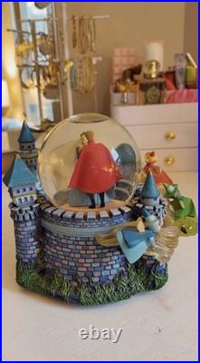 Disney Sleeping Beauty Once Upon a Dream Castle Snow Globe Music Box