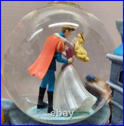 Disney Sleeping Beauty Prince Philip dancing Snow Globe