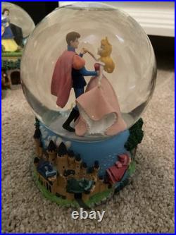 Disney SnowGlobe Collection Lot of 11-Rare Vitage Disney Snowglobes Music Bundle