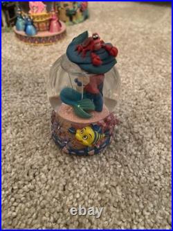 Disney SnowGlobe Collection Lot of 11-Rare Vitage Disney Snowglobes Music Bundle