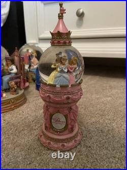 Disney SnowGlobe Collection Lot of 11-Rare Vitage Disney Snowglobes Music Bundle