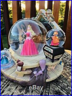 Disney Snow Globe Aurora Sleeping Beauty Big Rare