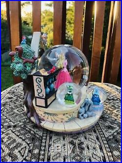 Disney Snow Globe Aurora Sleeping Beauty Big Rare