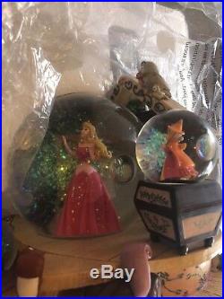 Disney Snow Globe Aurora Sleeping Beauty New in Original Box Big Rare #22654