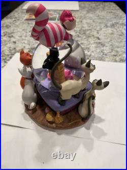 Disney Snow Globe Cats with Cheshire and Figaro Siamese Aristocats Disney Snow Globe Cats with Cheshire and Figaro Siamese Aristocats