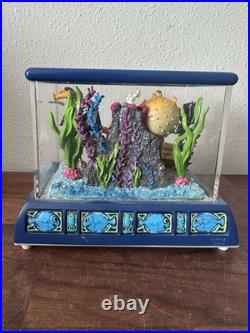 Disney Snow Globe Finding Nemo Aquarium Fish Tank Musical Snowglobe NO WATER