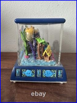 Disney Snow Globe Finding Nemo Aquarium Fish Tank Musical Snowglobe NO WATER